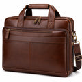 Herren Laptoptasche Braun mit Schultergurt