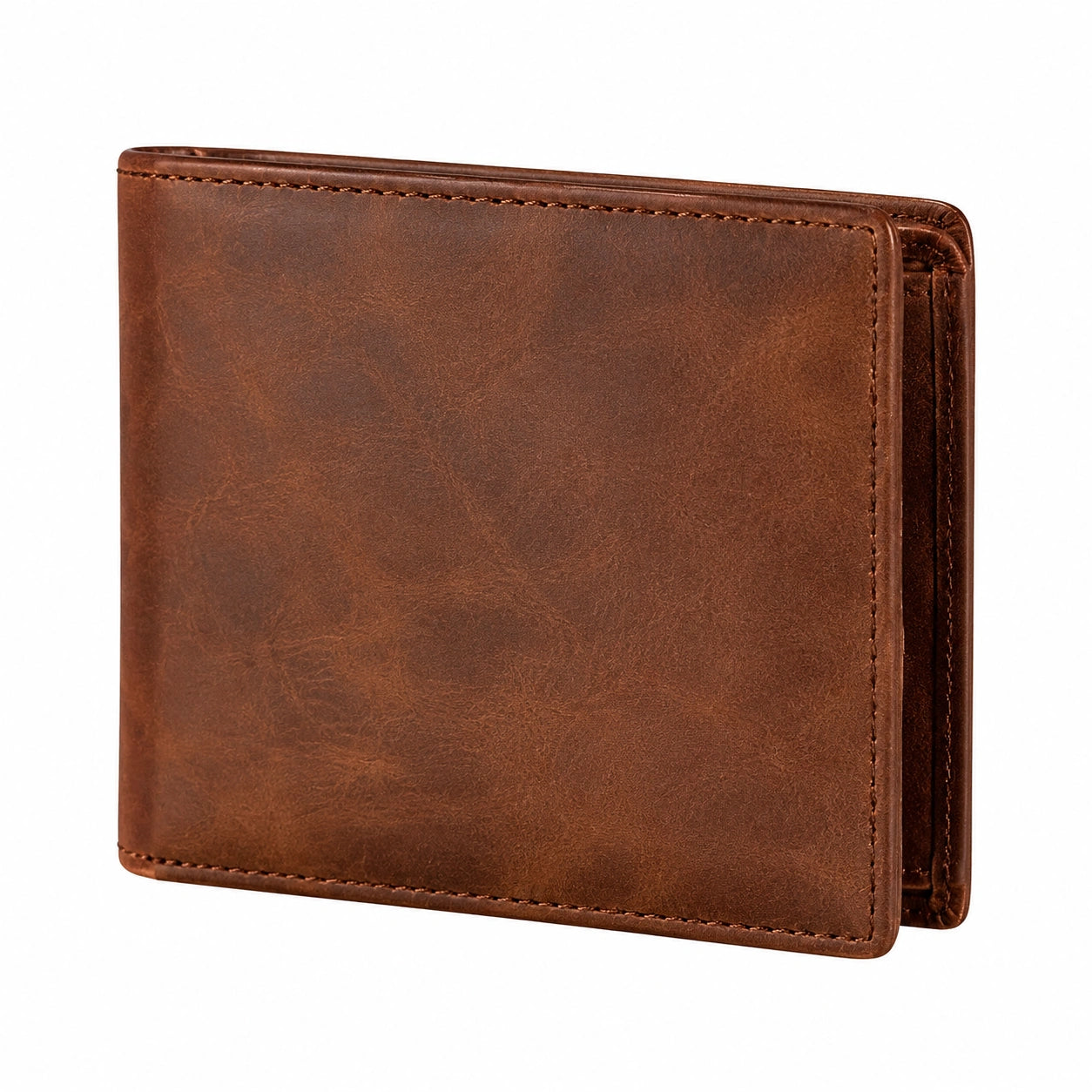 Herren-Bifold-Geldbörse Braun