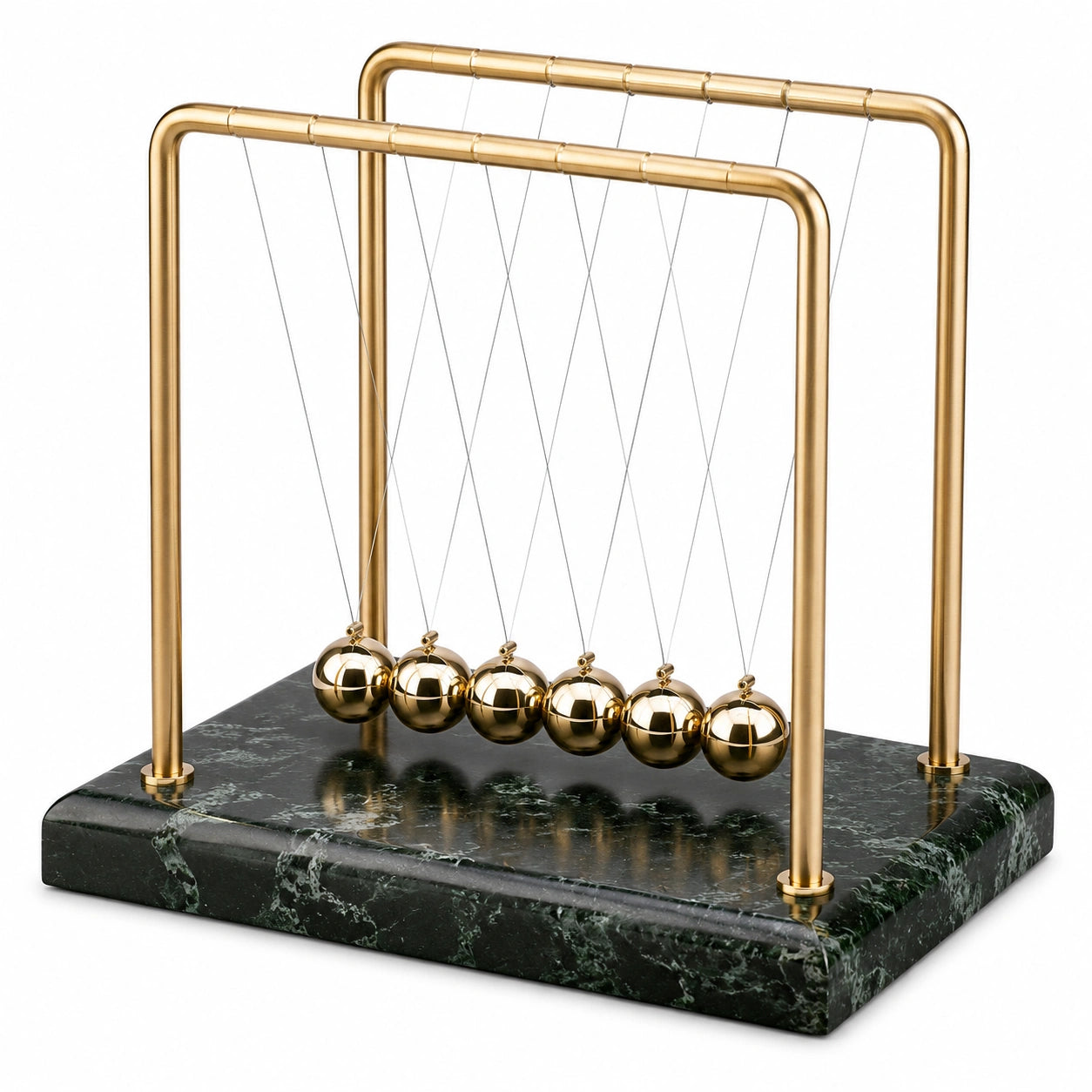 Newton Pendel Schreibtischdekoration Gold Schwarz