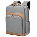 Laptop-Rucksack mit 15 Zoll Fach, Grau und Braun