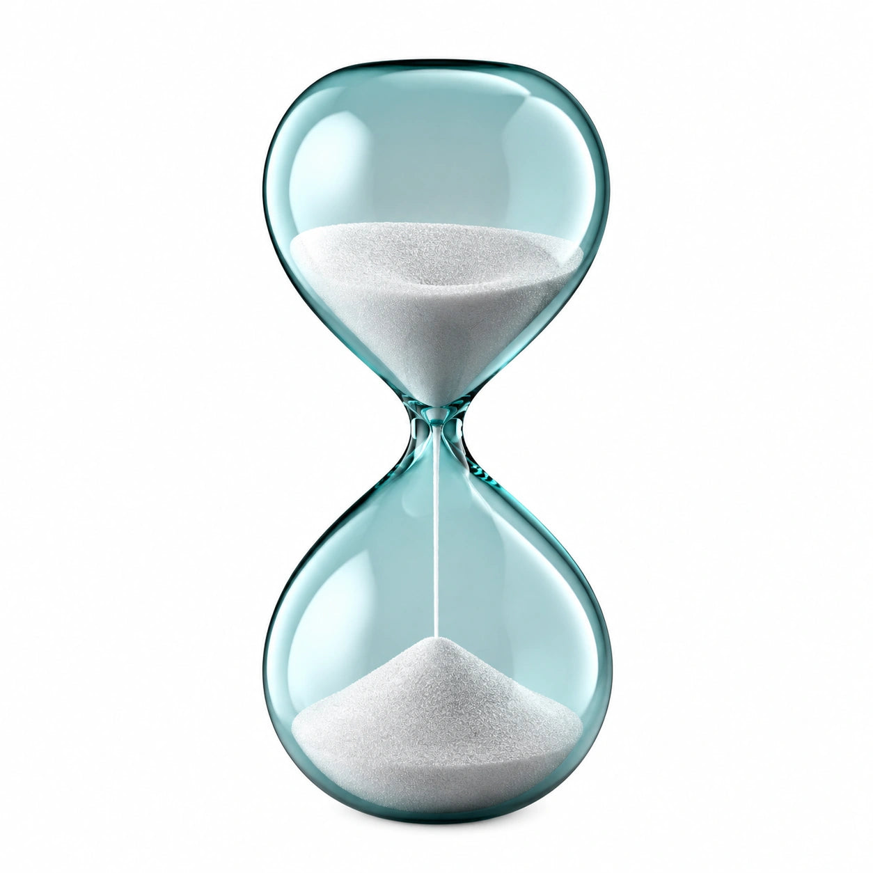Sanduhr Glas Timer 30 Minuten Türkis