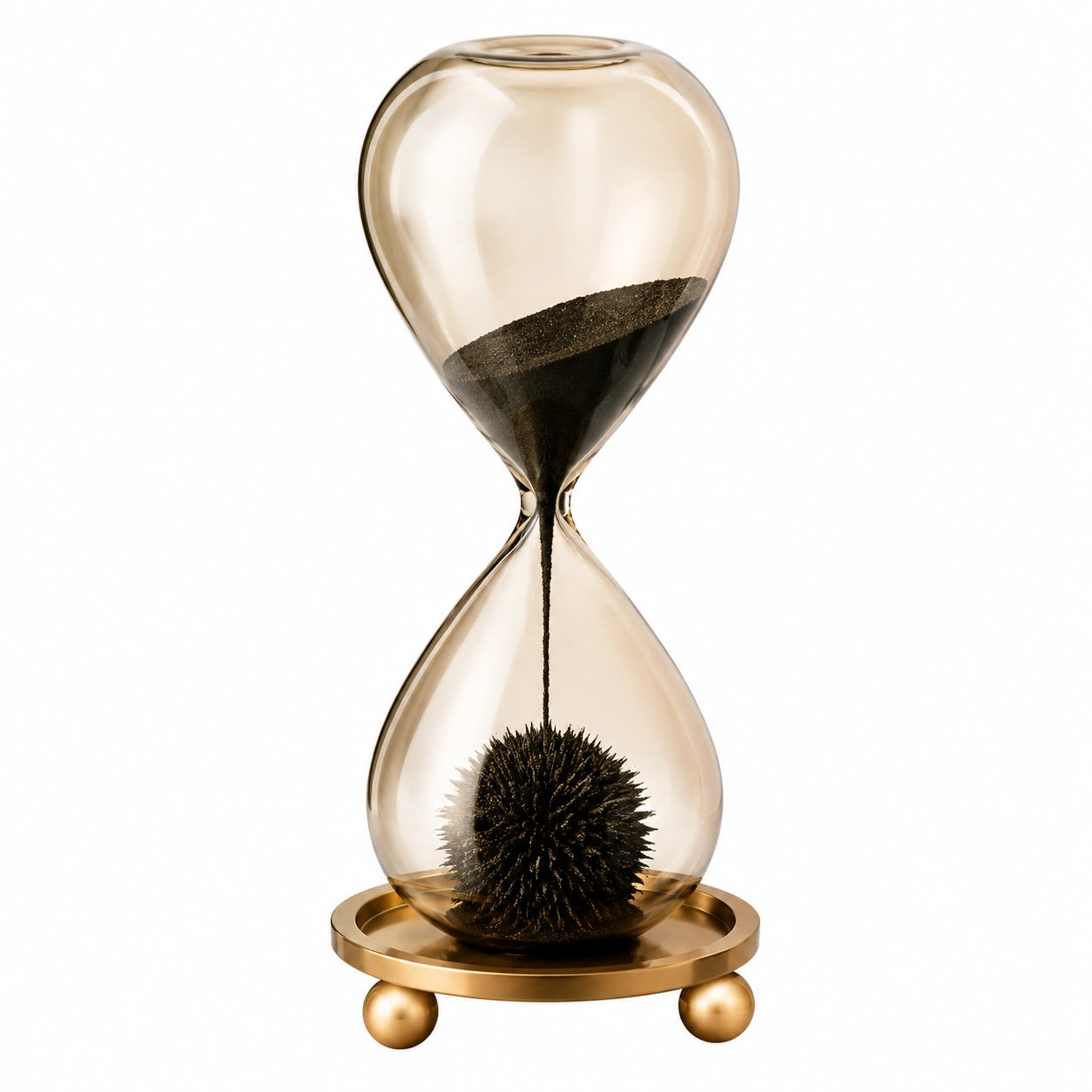 Magnetische Sanduhr Gold mit Magneteffekt, 30 Minuten