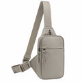 Grau Sling Bag Schultertasche mit verstellbarem Gurt